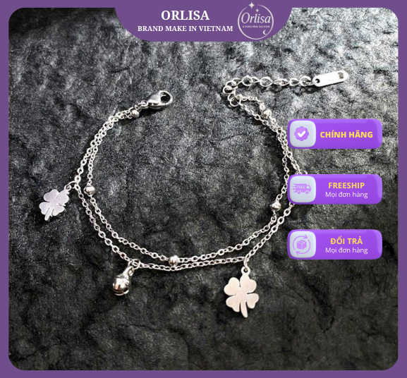 Lắc chân bạc charm – Sự sáng tạo trong từng chi tiết