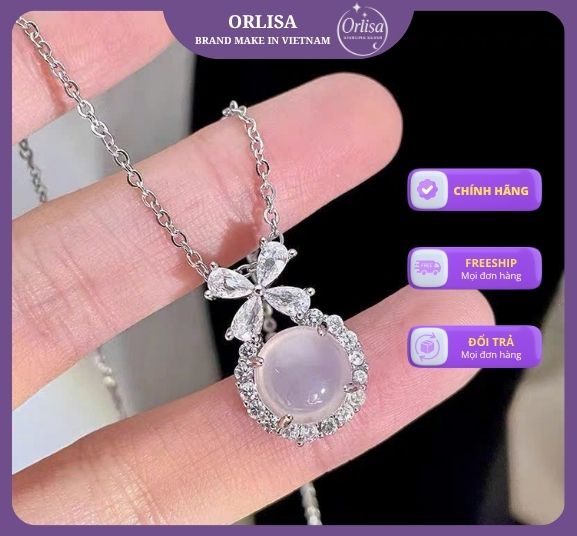 Dây chuyền hình rắn uốn cong thương hiệu Orlisa