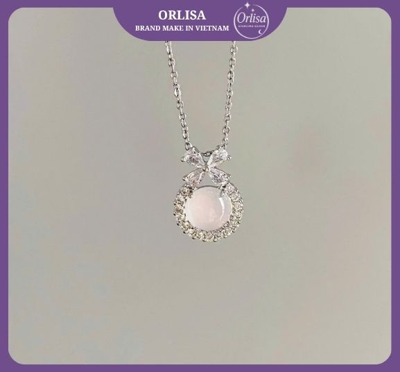 Dây chuyền hình rắn uốn cong thương hiệu Orlisa1