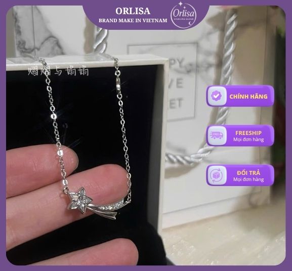 Dây chuyền sao băng thương hiệu Orlisa