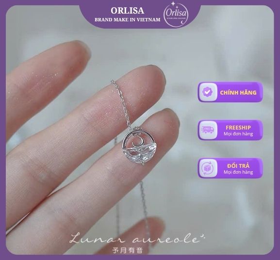 Dây chuyền Moon ngâm nước thương hiệu Orlisa2