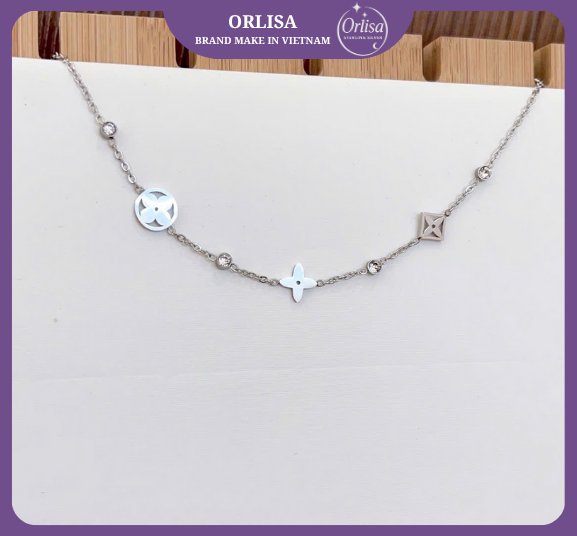Lắc tay bạc LV siêu cấp thương hiệu ORLISA0
